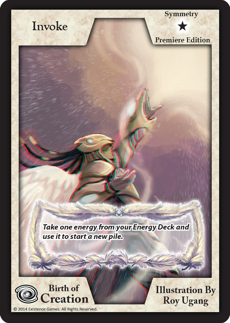 Image for Invoke (Premiere Edition) (Feathers) (Birth of Creation) - Exodus TCG
