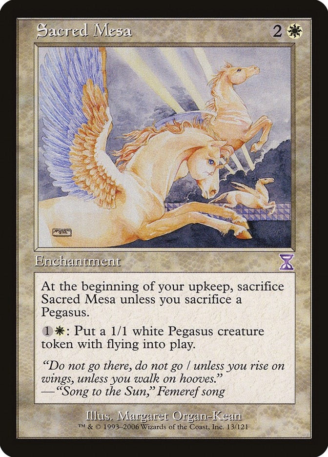 Image for Sacred Mesa (Timeshifted) (13) - Magic: The Gathering