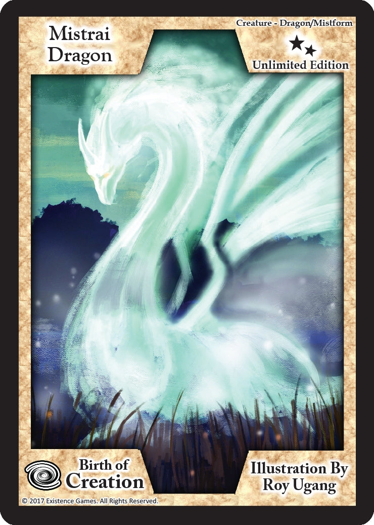 Image for Mistrai Dragon (Unlimited Edition) (Birth of Creation) - Exodus TCG