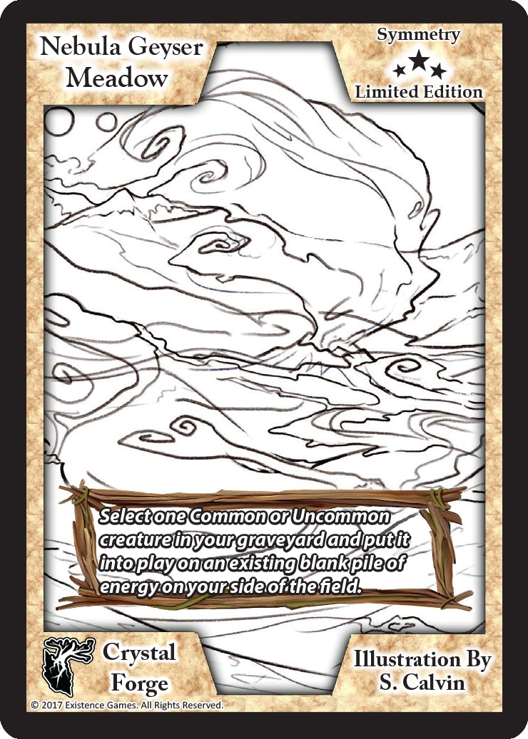 Image for Nebula Geyser Meadow (Limited Edition) (Limited Edition Sketch Cards) - Exodus TCG
