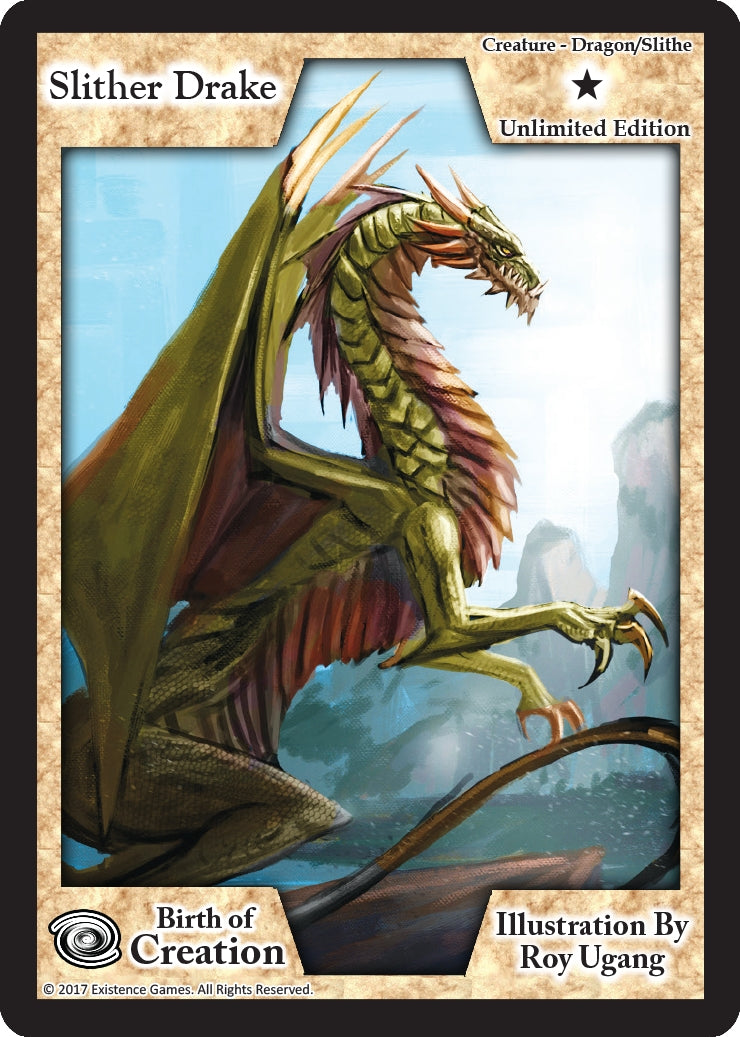 Image for Slither Drake (Unlimited Edition) (Birth of Creation) - Exodus TCG