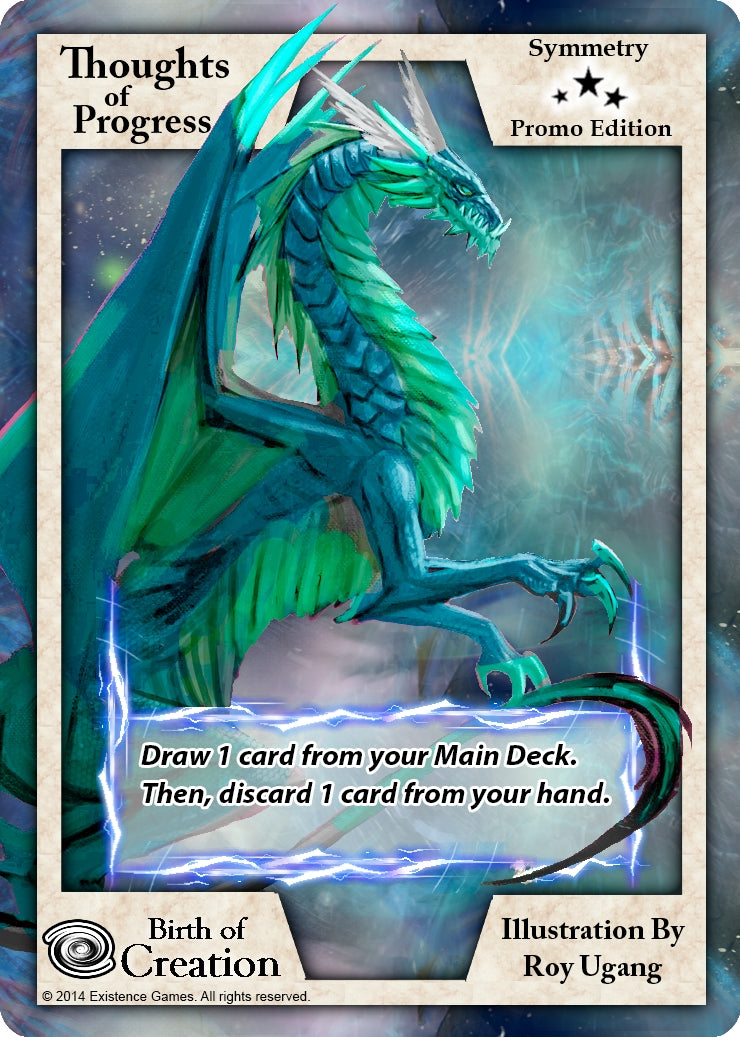 Image for Thoughts of Progress (Promo Edition) (Bold Card Text) (Exodus Promo Cards) - Exodus TCG