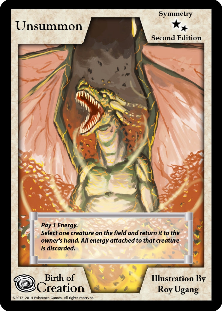 Image for Unsummon (Second Edition) (Birth of Creation) - Exodus TCG