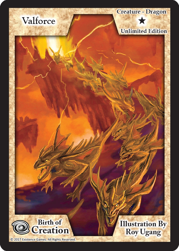 Image for Valforce (Unlimited Edition) (Birth of Creation) - Exodus TCG
