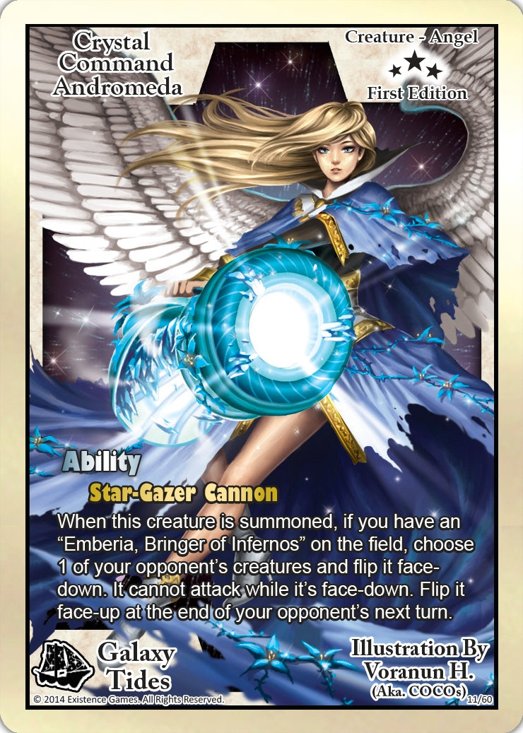 Image for Crystal Command Andromeda (First Edition) (Galaxy Tides) (11) - Exodus TCG