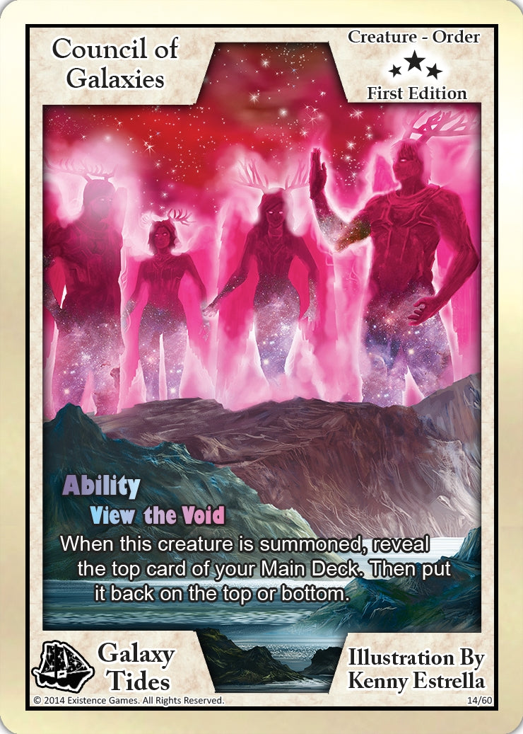 Image for Council of Galaxies (First Edition) (Galaxy Tides) (14) - Exodus TCG