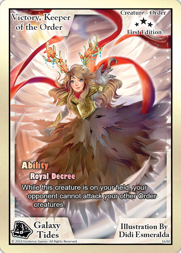 Image for Victory, Keeper of the Order (First Edition) (Galaxy Tides) (16) - Exodus TCG