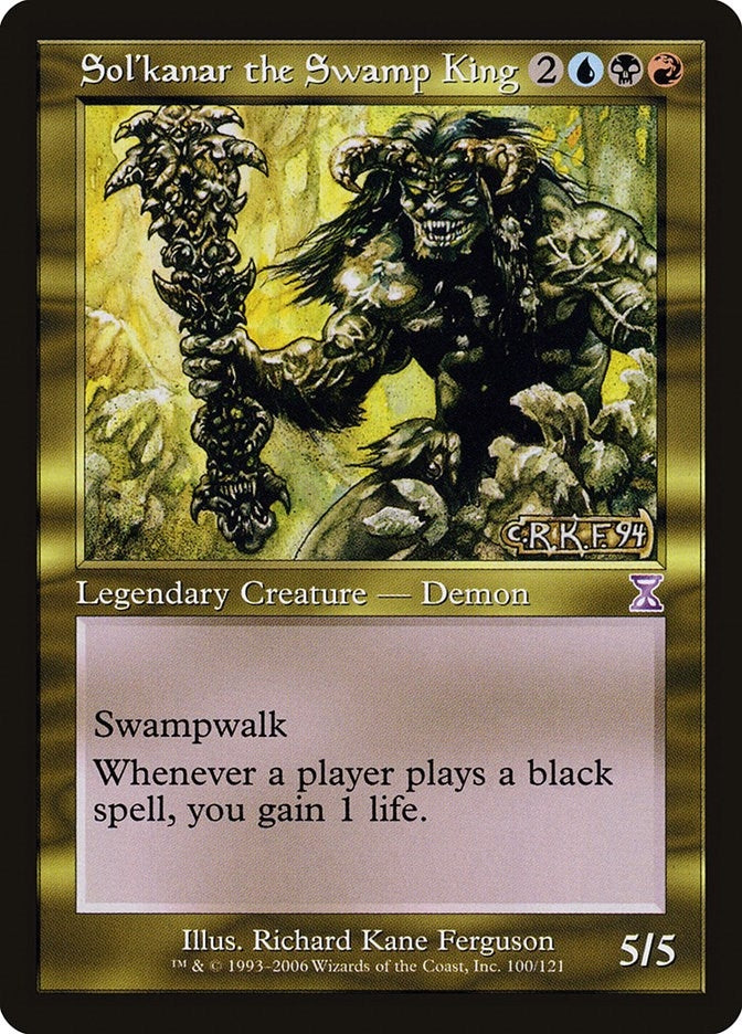 Image for Sol'kanar the Swamp King (Timeshifted) (100) - Magic: The Gathering