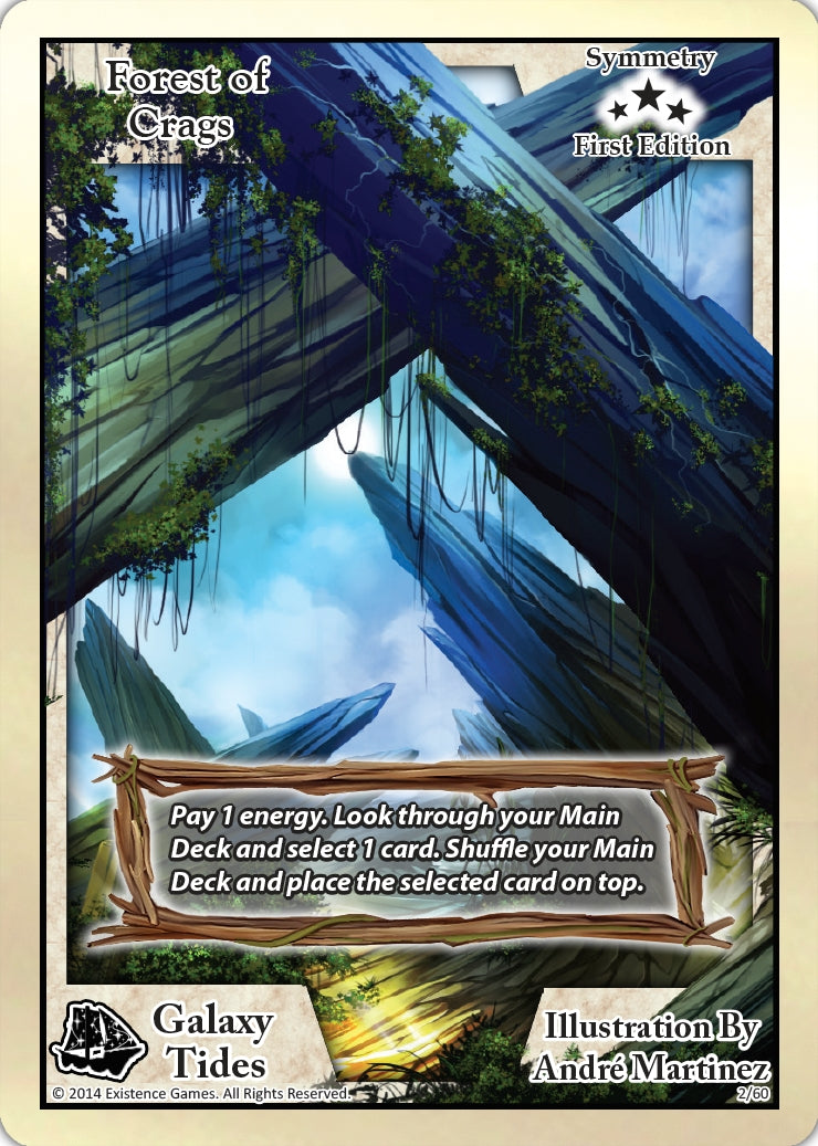 Image for Forest of Crags (First Edition) (Galaxy Tides) (2) - Exodus TCG
