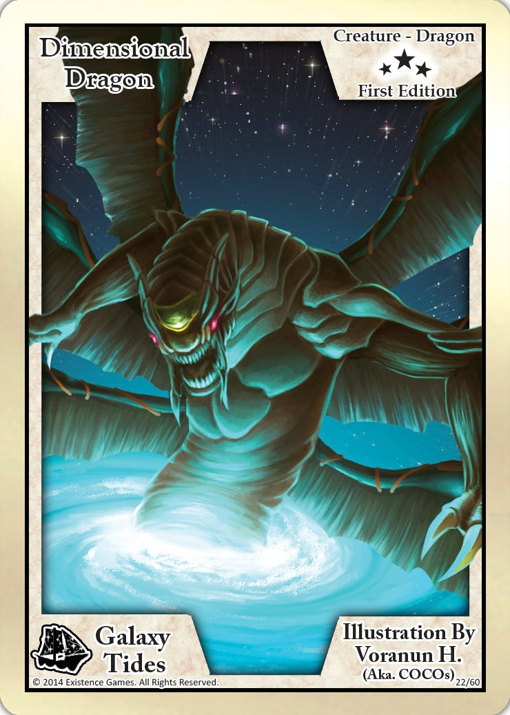 Image for Dimensional Dragon (First Edition) (Galaxy Tides) (22) - Exodus TCG
