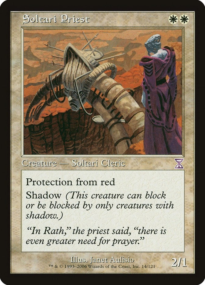 Image for Soltari Priest (Timeshifted) (14) - Magic: The Gathering