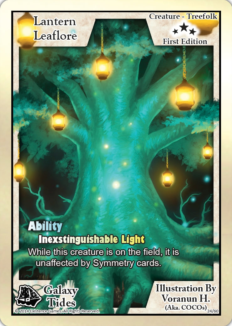 Image for Lantern Leaflore (First Edition) (Galaxy Tides) (24) - Exodus TCG