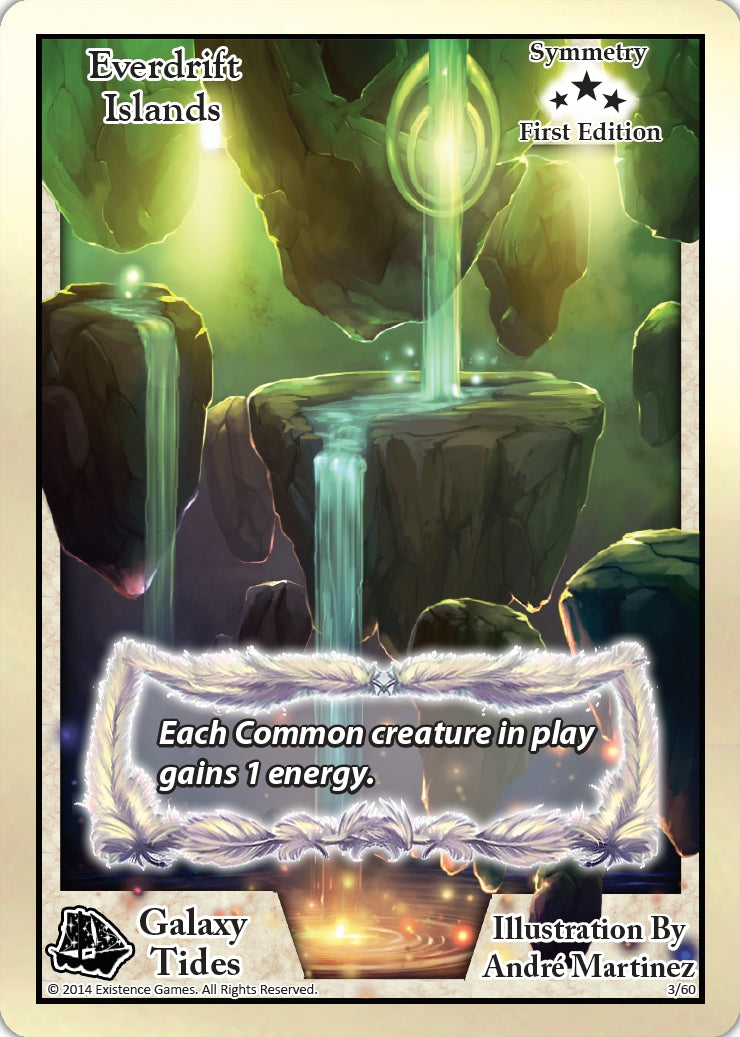 Image for Everdrift Islands (First Edition) (Galaxy Tides) (3) - Exodus TCG