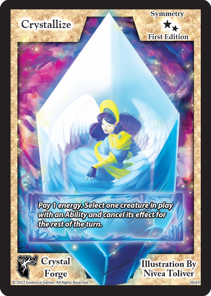 Image for Crystallize (First Edition) (Crystal Forge) (34) - Exodus TCG