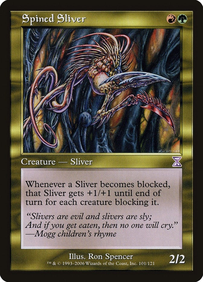 Image for Spined Sliver (Timeshifted) (101) - Magic: The Gathering
