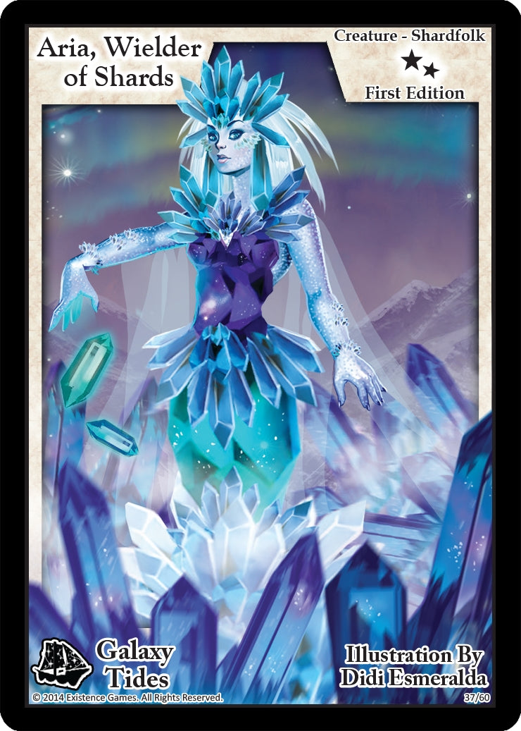 Image for Aria, Wielder of Shards (First Edition) (Galaxy Tides) (37) - Exodus TCG