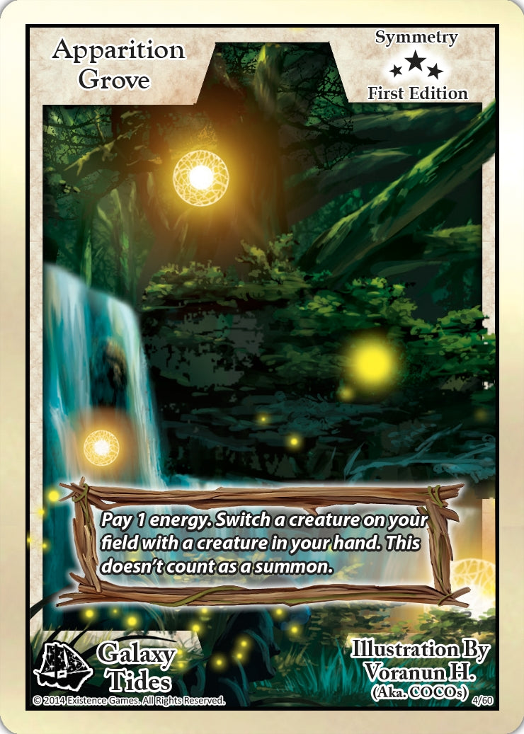 Image for Apparition Grove (First Edition) (Galaxy Tides) (4) - Exodus TCG