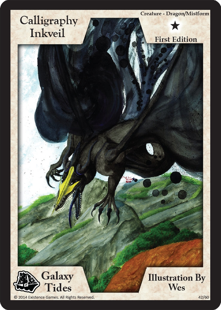 Image for Calligraphy Inkveil (First Edition) (Galaxy Tides) (42) - Exodus TCG