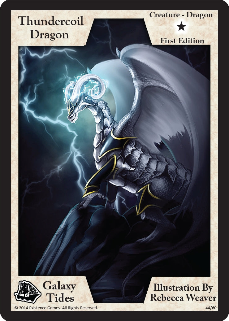 Image for Thundercoil Dragon (First Edition) (Galaxy Tides) (44) - Exodus TCG