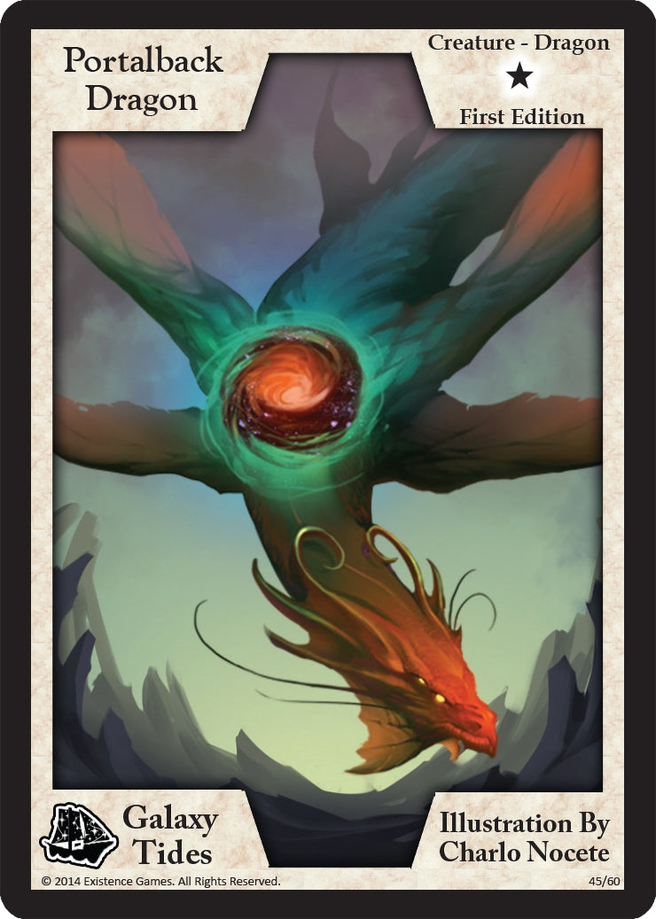 Image for Portalback Dragon (First Edition) (Galaxy Tides) (45) - Exodus TCG