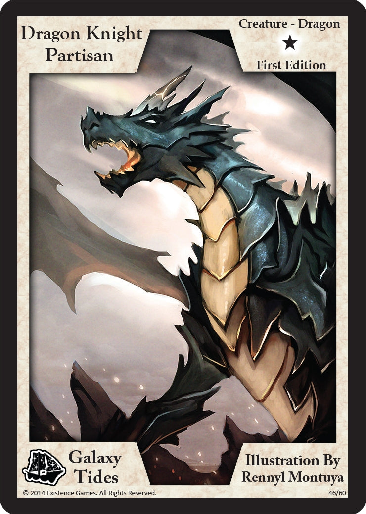 Image for Dragon Knight Partisan (First Edition) (Galaxy Tides) (46) - Exodus TCG