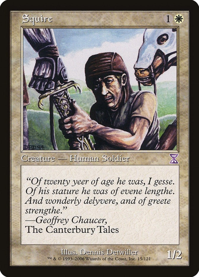 Image for Squire (Timeshifted) (15) - Magic: The Gathering