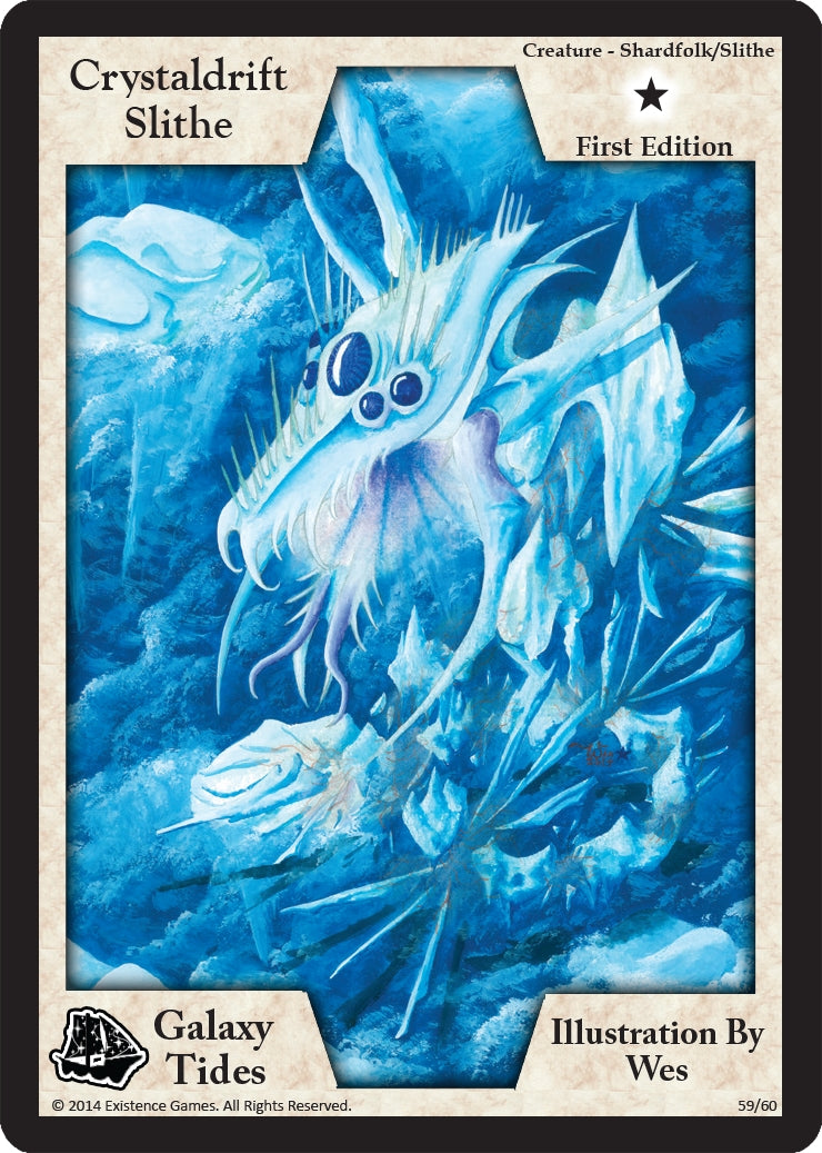 Image for Crystaldrift Slithe (First Edition) (Galaxy Tides) (59) - Exodus TCG