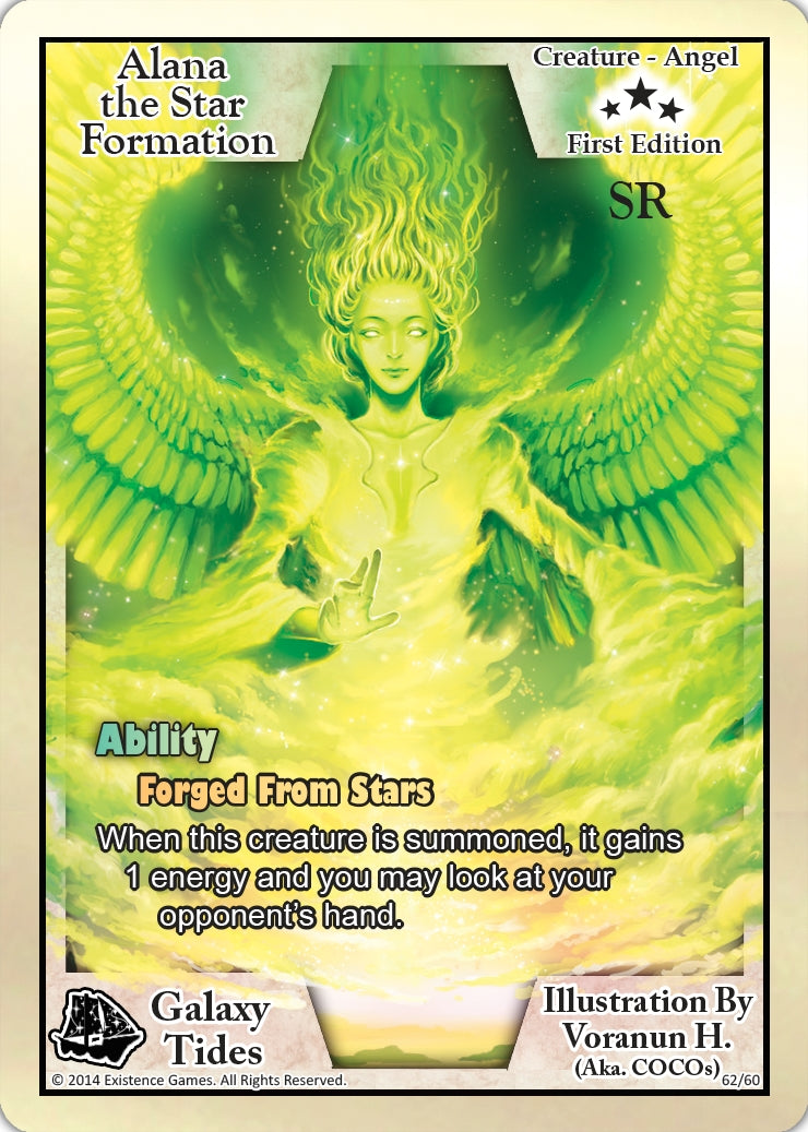 Image for Alana the Star Formation (First Edition) (Secret Rare) (Galaxy Tides) (62) - Exodus TCG