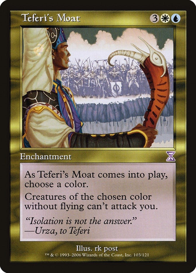 Image for Teferi's Moat (Timeshifted) (103) - Magic: The Gathering