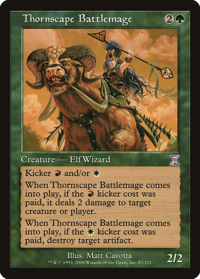 Image for Thornscape Battlemage (Timeshifted) (87) - Magic: The Gathering
