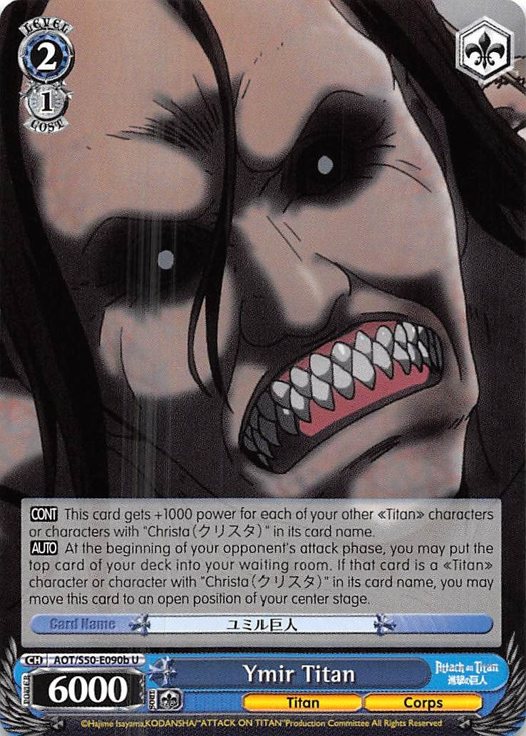 Image for Ymir Titan (B) (Attack on Titan Vol. 2) (AOT/S50-E090b U) - Weiss Schwarz