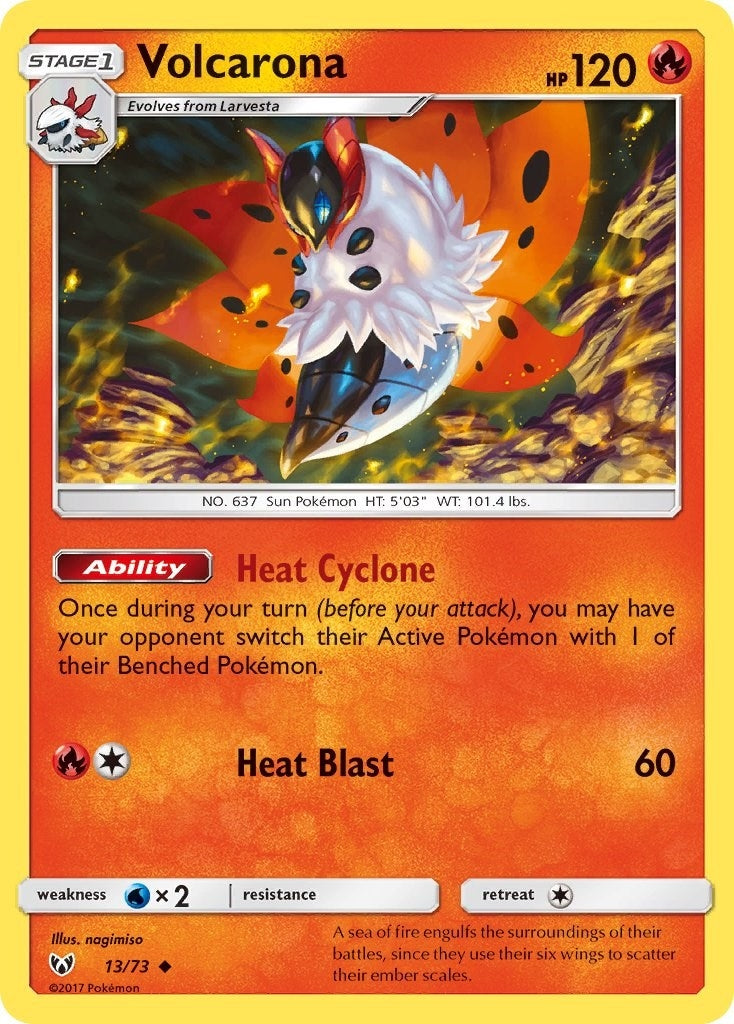 Image for Volcarona (Shining Legends) (13/73) - Pokemon