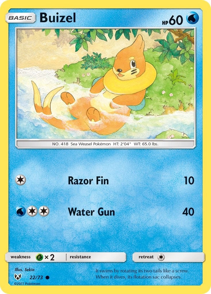 Image for Buizel (Shining Legends) (22/73) - Pokemon