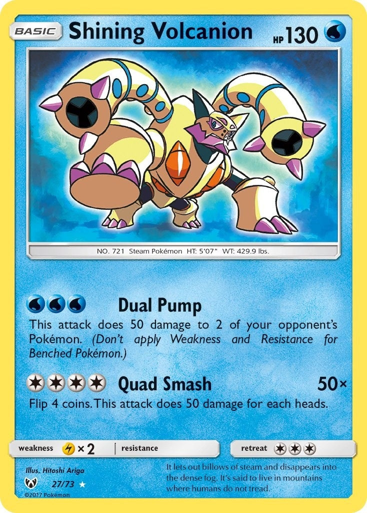 Image for Shining Volcanion (Shining Legends) (27/73) - Pokemon