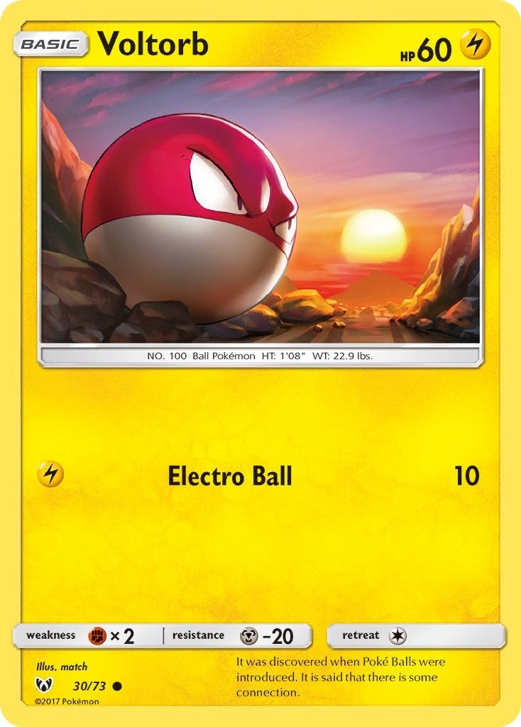 Image for Voltorb (Shining Legends) (30/73) - Pokemon