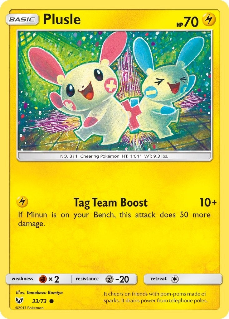 Image for Plusle (Shining Legends) (33/73) - Pokemon