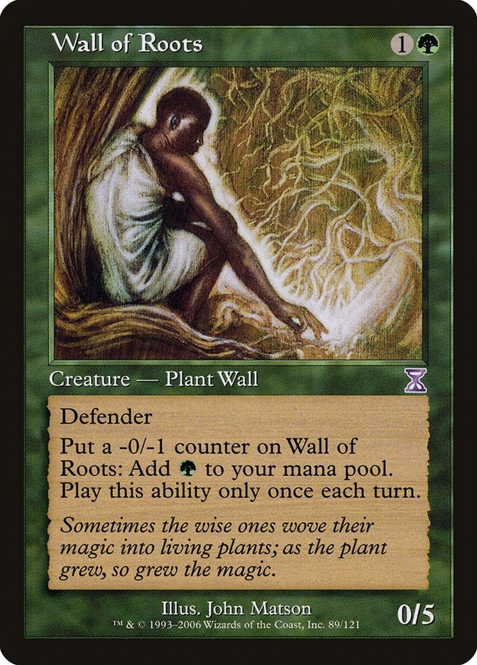 Image for Wall of Roots (Timeshifted) (89) - Magic: The Gathering