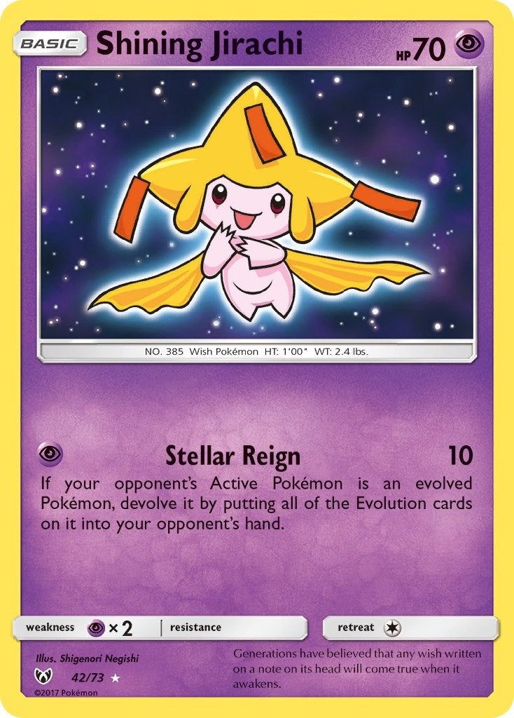 Image for Shining Jirachi (Shining Legends) (42/73) - Pokemon