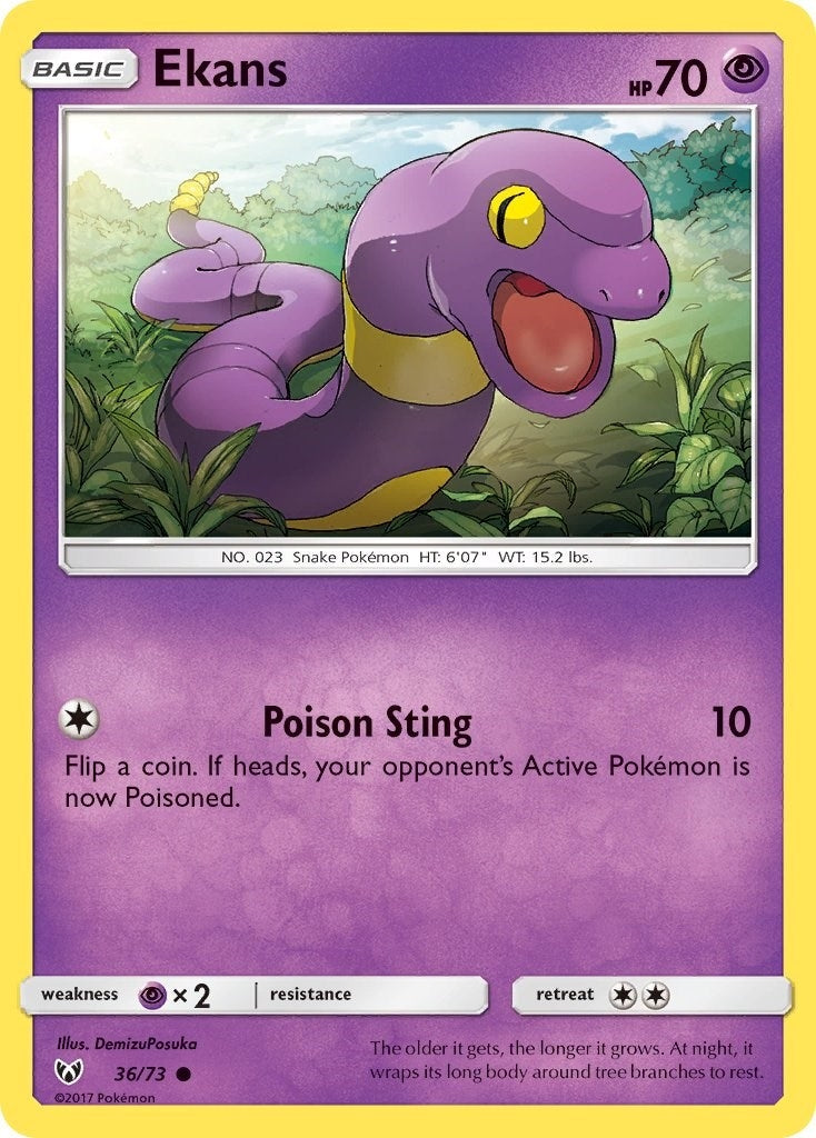 Image for Ekans (Shining Legends) (36/73) - Pokemon