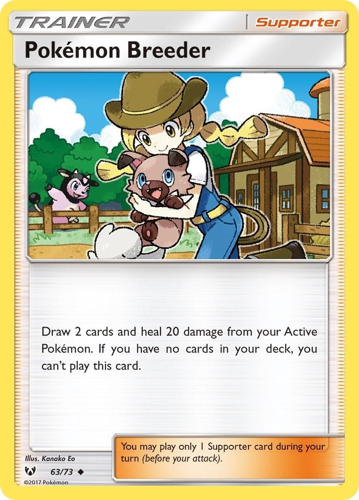 Image for Pokemon Breeder (Shining Legends) (63/73) - Pokemon