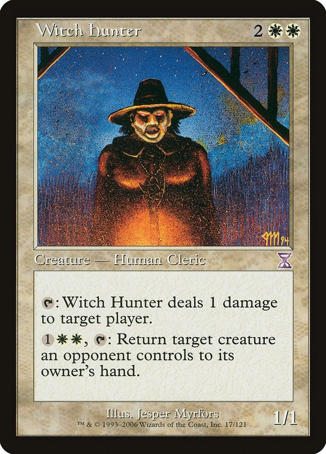 Image for Witch Hunter (Timeshifted) (17) - Magic: The Gathering
