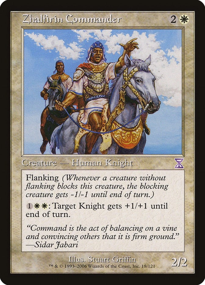 Image for Zhalfirin Commander (Timeshifted) (18) - Magic: The Gathering