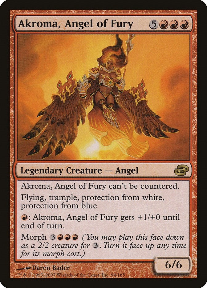 Image for Akroma, Angel of Fury (Planar Chaos) (94) - Magic: The Gathering