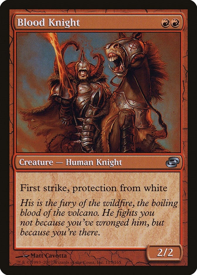 Image for Blood Knight (Planar Chaos) (115) - Magic: The Gathering