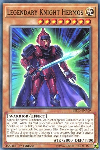 Image for Legendary Knight Hermos (Legendary Dragon Decks) (LEDD-ENA09) - YuGiOh