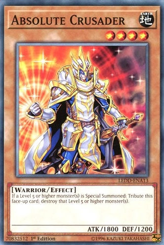 Image for Absolute Crusader (Legendary Dragon Decks) (LEDD-ENA13) - YuGiOh