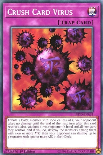 Image for Crush Card Virus (Legendary Dragon Decks) (LEDD-ENA31) - YuGiOh