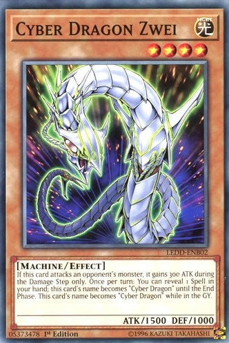 Image for Cyber Dragon Zwei (Legendary Dragon Decks) (LEDD-ENB02) - YuGiOh