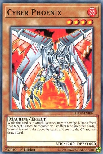 Image for Cyber Phoenix (Legendary Dragon Decks) (LEDD-ENB07) - YuGiOh