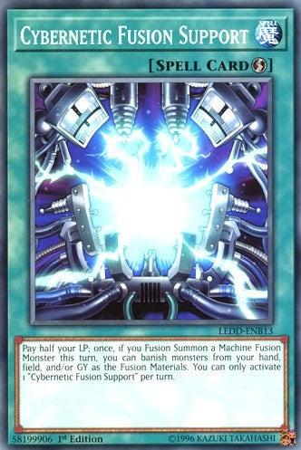 Image for Cybernetic Fusion Support (Legendary Dragon Decks) (LEDD-ENB13) - YuGiOh
